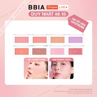 [Livestream 8.10] Má Hồng Kem Bbia Ready To Wear Downy Cheek (6 màu) 3.5g Bbia Official Store