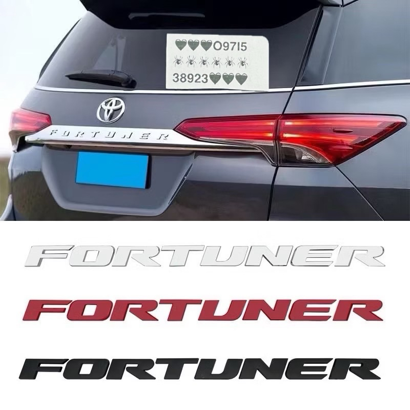 LOGO CHỮ FORTUNER CAO CẤP