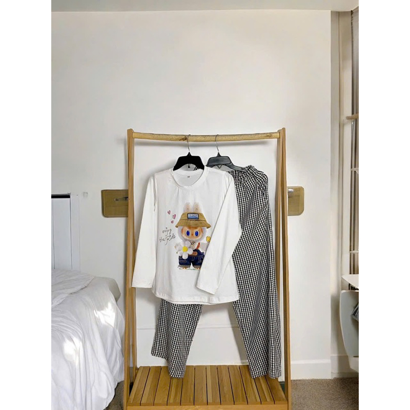 Set đồ đôi mẹ và bé, áo Lalabu-đồ thu đông- đồ bộ by FAMAWA