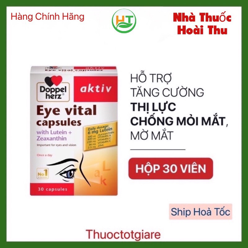 Doppelherz Aktiv EYE Vital - Giúp tăng cường thị lực,bổ mắt
