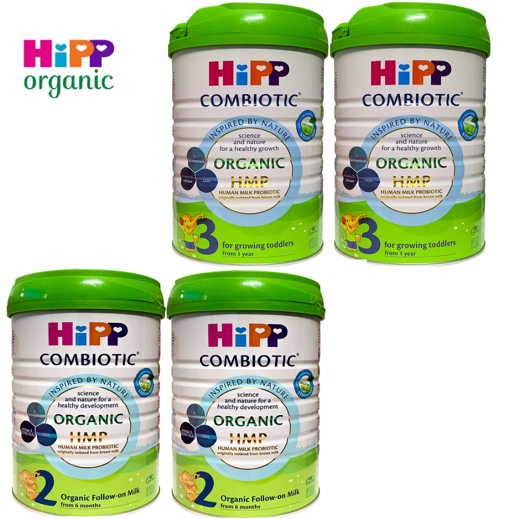 Combo 2 Hộp Sữa Hipp Số 1/2/3 800g [HSD 2026]