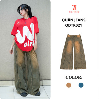 Quần Dài Jean The Weird Unisex Oversize QDTK021
