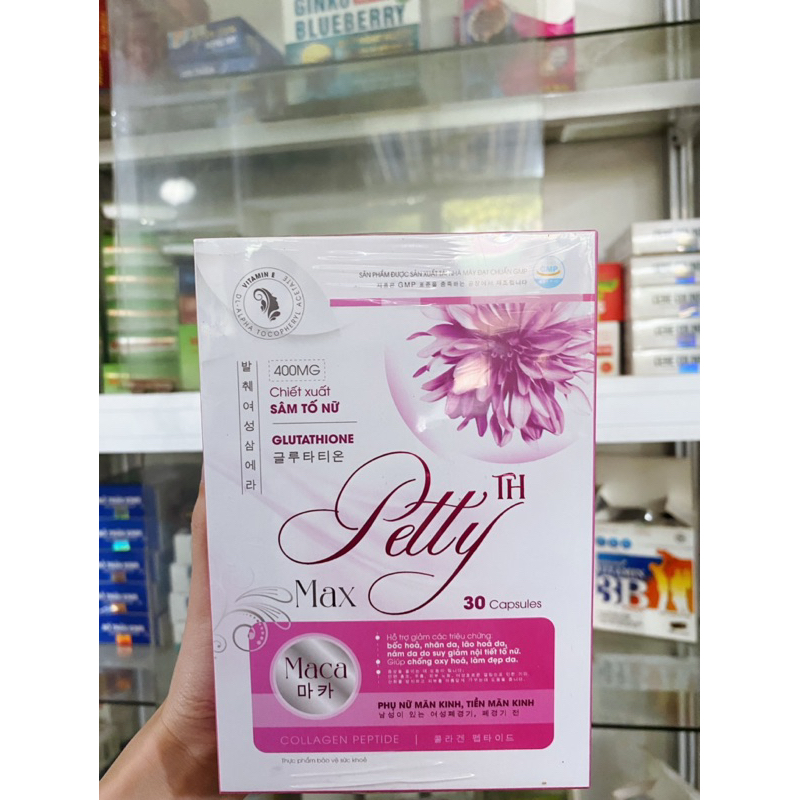 Viên Uống Sâm Tố Nữ+Collagen Pretty TH Lọ 30 Viên