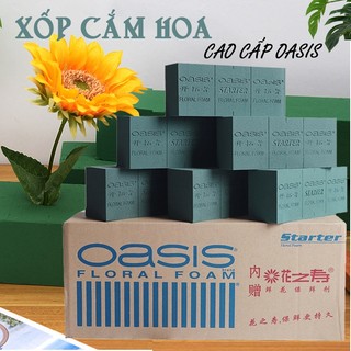  Xốp xanh cắm hoa oasis advantage hàng chính hãng loại 1 dùng để cắm các loại hoa tươi hoa giả 