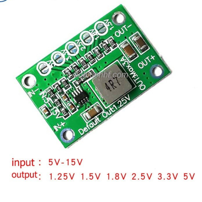 3 cái Mạch Hạ Áp 3A Ca-1235 đầu vào 5-15V đầu ra 1.25V 1.5V 2.5V 3.3V 5V dòng 2-3A