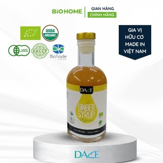 Sirup gừng hữu cơ Dace (200ml)