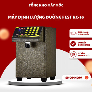 Máy Định Lượng Đường FEST RC-16, Máy Đo Đường Điện Tử Dùng Trong Pha Chế Trà Sữa Cao Cấp BH12 tháng