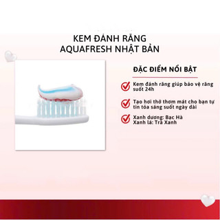 Kem Đánh Răng Nhật Bản Aquafresh - 140g