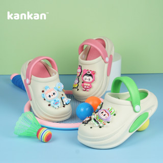 Giày sục cho bé gái Kuromi KanKanStore Dép sục quai hậu trẻ em 2 lớp cao cấp KA089