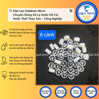  Hạt Lọc Kaldnes Micro Chuyên Dùng Xử Lý Nước Hồ Cá Nước Thải Thủy Sản Nước Thải Công Nghiệp 