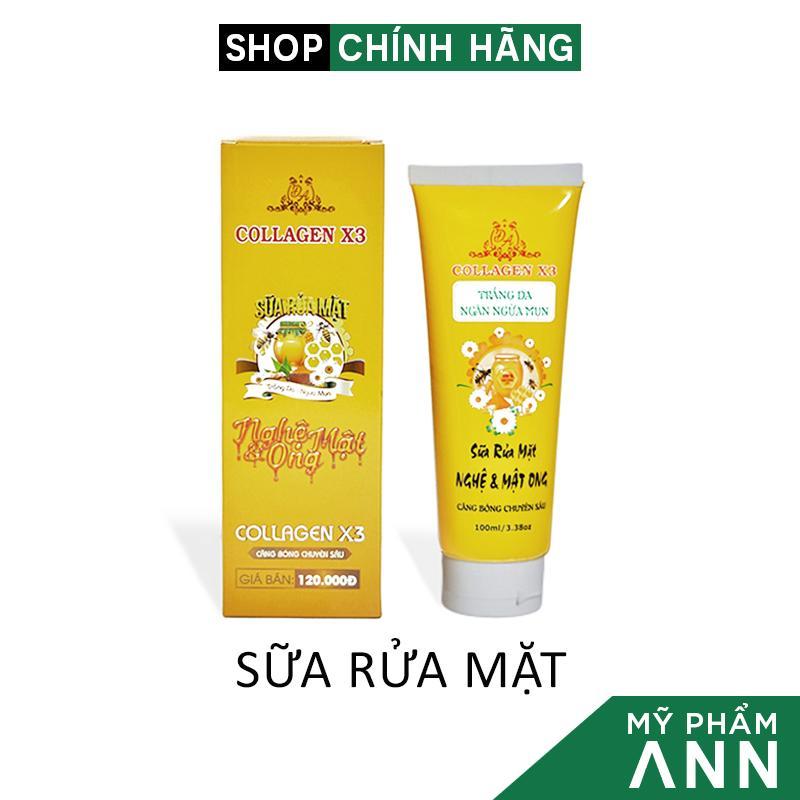 Kem Face Collagen X3 và Sữa Rửa Mặt Colagen X3 chính hãng Mỹ Phẩm Đông Anh