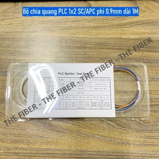 Bộ chia quang PLC 1x2 SC/APC dài 1M phi 0.9mm