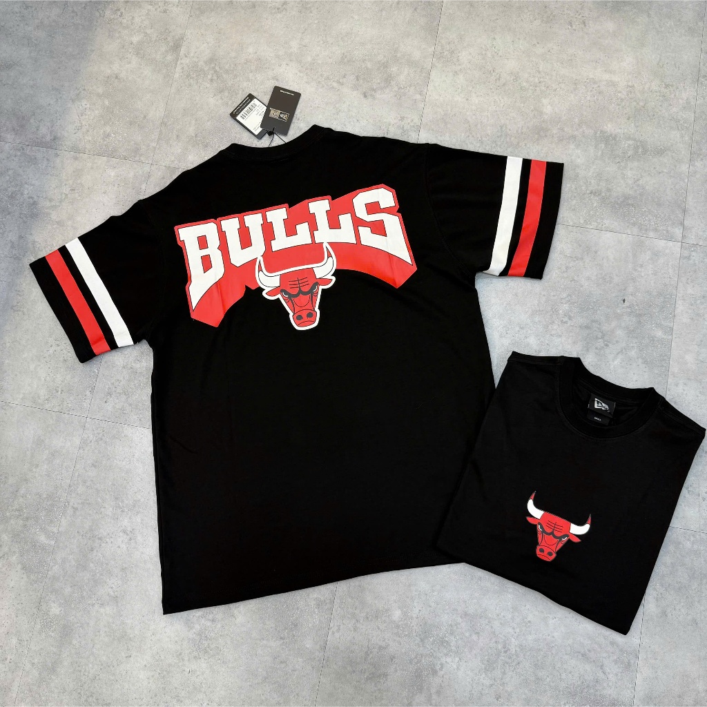 [CHÍNH HÃNG 💯] Áo Thun New Era Chicago Bulls Đen *60502589* HÀNG CHÍNH HÃNG FULL TEM TAG