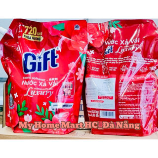 Nước xả vải Gift hương nước hoa Luxury (túi) 3,2kg Dòng cao cấp lưu hương bền lâu
