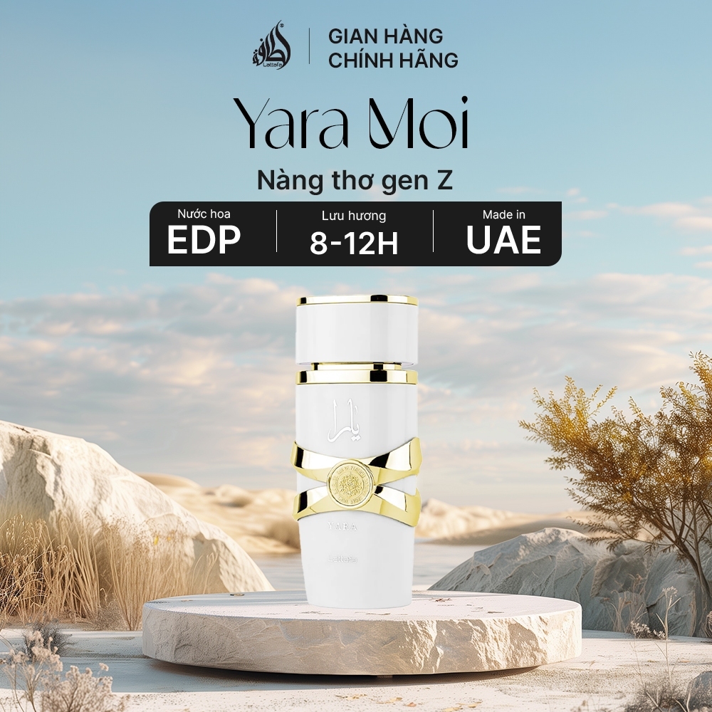 Nước hoa nữ Lattafa Yara Moi Perfumes EDP hương thơm thanh khiết dịu dàng 100ml