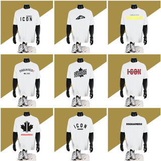 Áo Thun Nam Dsquared2 Nữ Form Oversize Định Lượng 260GSM Dày Dặn, Hình In Sắc nét - Than.Shoes (1)