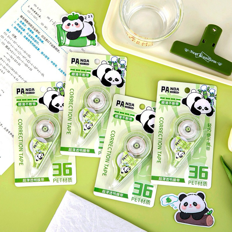 Bút xoá kéo fubao panda gấu trúc đồ dùng học sinh