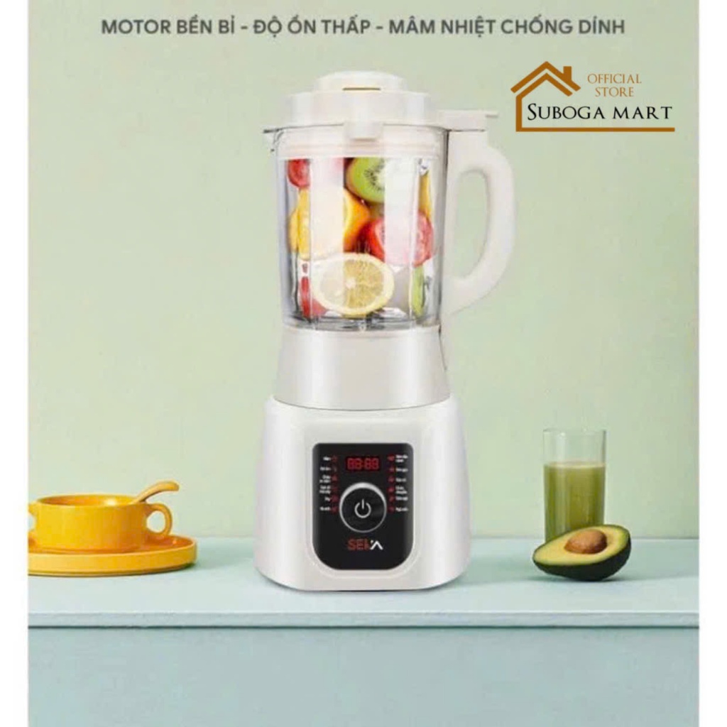 MÁY LÀM SỮA HẠT ĐA NĂNG SEKA E300 12 CHỨC NĂNG 1.75 LÍT - HÀNG CHÍNH HÃNG
