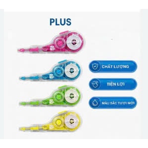 03 chiếc băng xoá Plus WH105 12mm hoặc ruột xóa