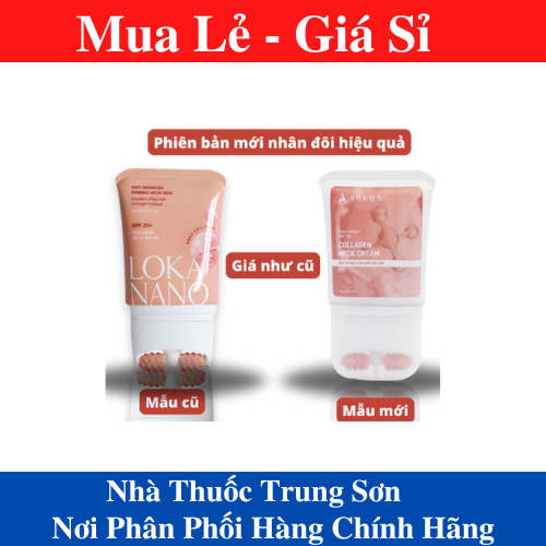 KEM DƯỠNG CỔ ABERA LOKA NANO - ĐÀO THẢI GAI ĐEN CAO CẤP - TS PHARMA