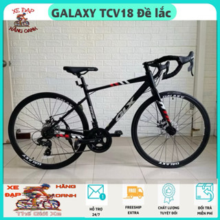 Xe đạp đua Galaxy TCV18 Tay đề lắc + trục bạc đạn + khung nhôm 2025