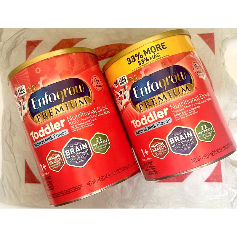 Sữa bột Enfagrow Premium Toddler - Enfagrow đỏ nắp vàng 680gr , 907gr , 1.04kg - Nội Địa Mỹ 