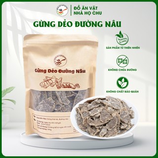 Kẹo Gừng Dẻo Đường Nâu Túi 500g - Gừng Lát Nguyên Chất Đường Nâu Bổ Dưỡng Tốt Cho Phụ Nữ Trẻ Nhỏ