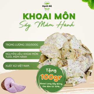  Khoai Môn Sấy Mắm Hành Hương Vị Thơm Ngon Giòn Tan Đảm Bảo Chất Lượng Món Ăn Vặt Lành Mạnh 