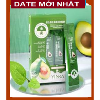 ( DATE MỚI ) Hộp 10 Gói Mặt Nạ Sủi Bọt Thải Độc Tinh Chất Bơ