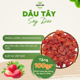 Dâu Tây Đà Lạt Sấy Dẻo Giữ Nguyên Dưỡng Chất Hương Vị Chua Ngọt Tự Nhiên An Toàn Cho Sức Khỏe