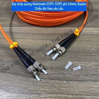 Dây nhảy quang Multimode OM2 50/125um ST/PC-ST/PC phi 3.0mm, Duplex - Chiều dài theo yêu cầu