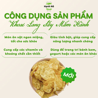 Khoai Lang Sấy Mắm Hành Hương Vị Mặn Ngọt Thơm Bùi Giòn Tan Khó Cưỡng Ăn Vặt Tốt Cho Sức Khỏe