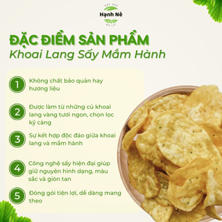 Khoai Lang Sấy Mắm Hành Hương Vị Mặn Ngọt Thơm Bùi Giòn Tan Khó Cưỡng Ăn Vặt Tốt Cho Sức Khỏe