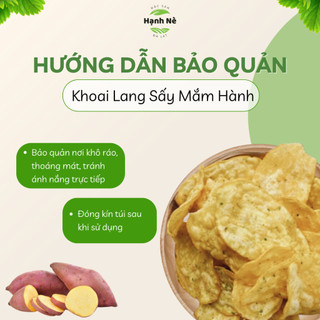 Khoai Lang Sấy Mắm Hành Hương Vị Mặn Ngọt Thơm Bùi Giòn Tan Khó Cưỡng Ăn Vặt Tốt Cho Sức Khỏe
