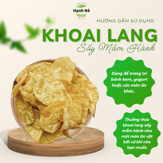 Khoai Lang Sấy Mắm Hành Hương Vị Mặn Ngọt Thơm Bùi Giòn Tan Khó Cưỡng Ăn Vặt Tốt Cho Sức Khỏe