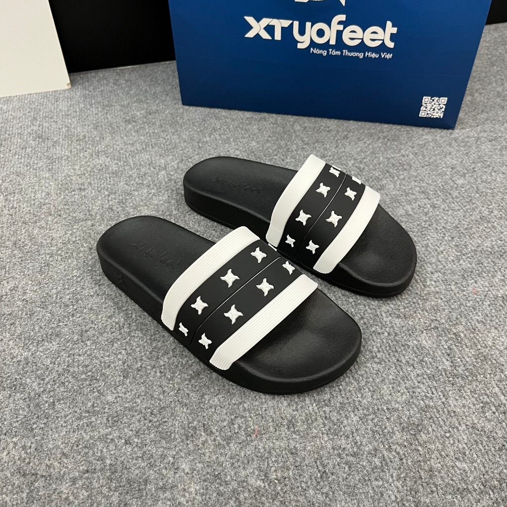 Dép lê nam nữ quai ngang dép LOGO XT YOFEET hot trend Mã: XT 13