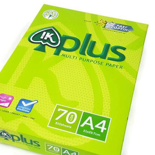 1 tập (500 tờ) giấy A4, A5 IK Plus 70 gsm