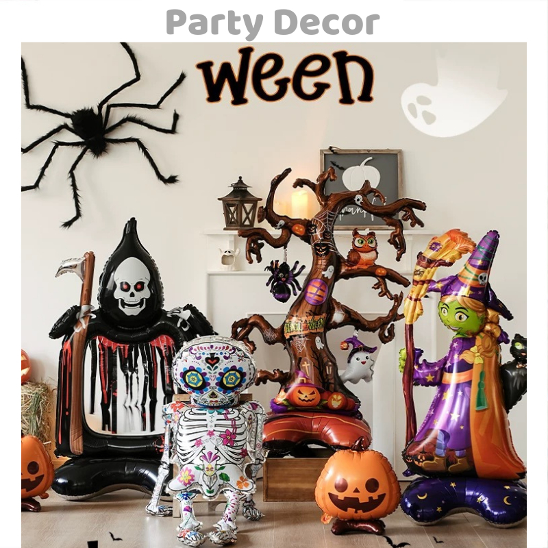 Bóng bay, banner trang trí HALLOWEEN mẫu mới