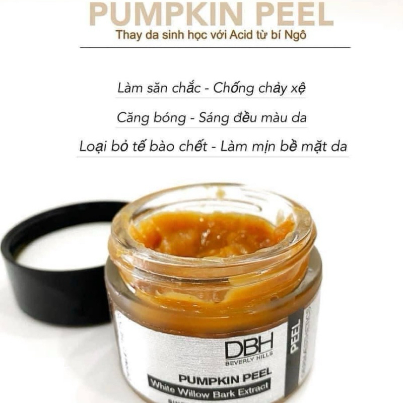 Thay da sinh học peel DBH Pumpkin bí ngô size 15ml và 30ml