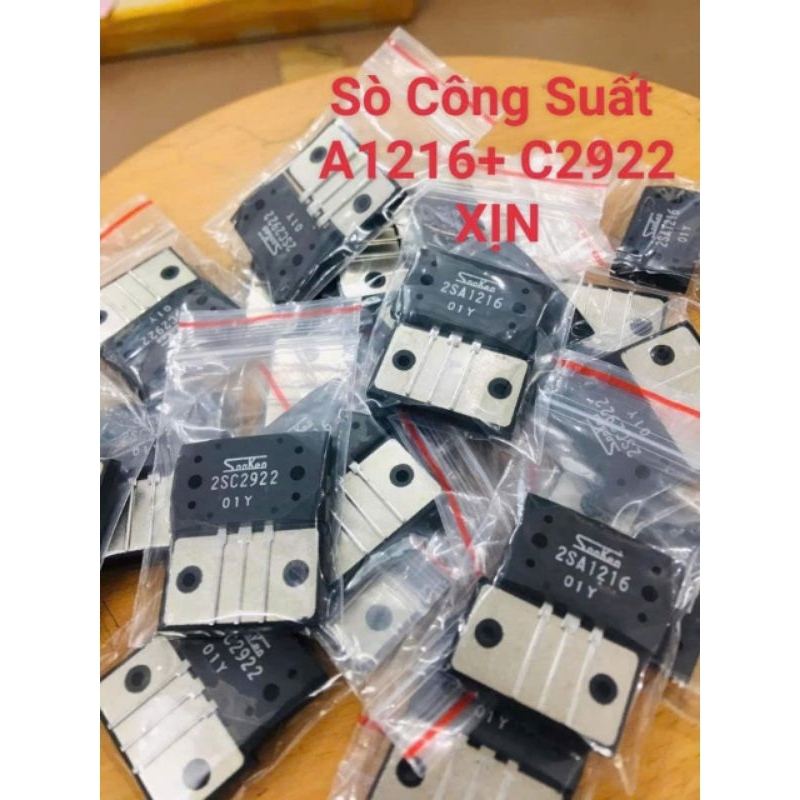 SÒ CÔNG SUẤT AMPLI_ A1216+C2922 HÃNG SANKEN