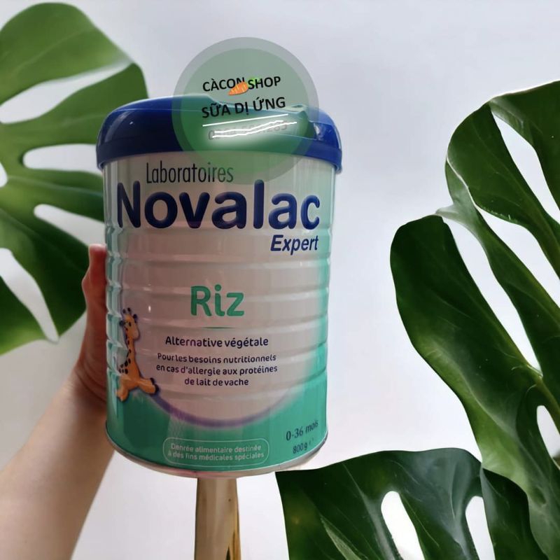 [mẫu mới] Sữa Novalac Riz pháp 800g(sữa dành cho trẻ dị ứng)
