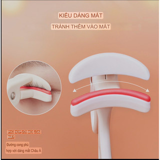 kẹp uốn mi cong mi từ lần kẹp đầu tiên kẹp silicon nên không lo kẹp vào da và mắt không đau
