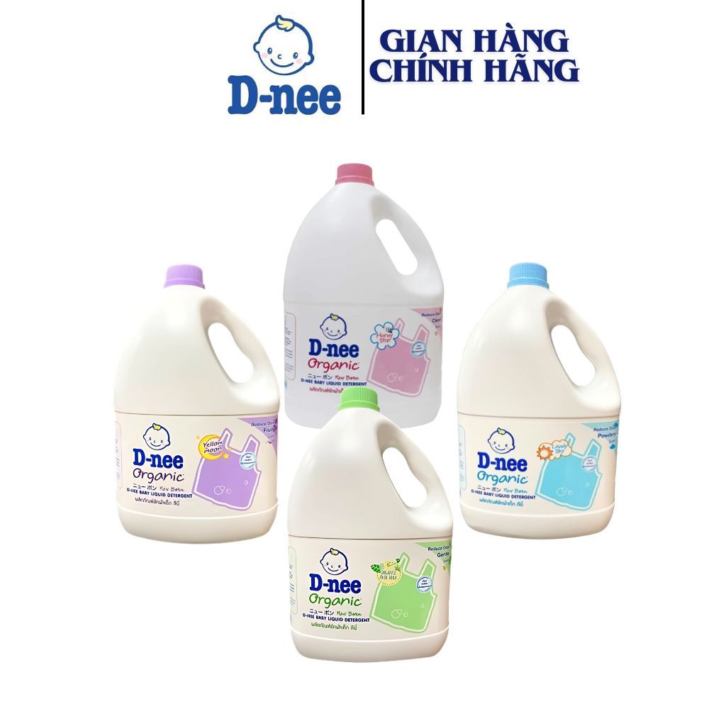 Nước Giặt Quần Áo Em Bé Mamamy/Dnee 3000Ml - Nước Giặt Xả Cho Trẻ Em An Toàn Túi 550Ml, Chính Hãng Công Ty Đại Thịnh ...