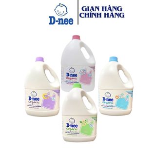 Nước giặt quần áo em bé Mamamy/Dnee 3000ml -Nước Giặt Xả Cho Trẻ Em an toàn túi 550ml, ...