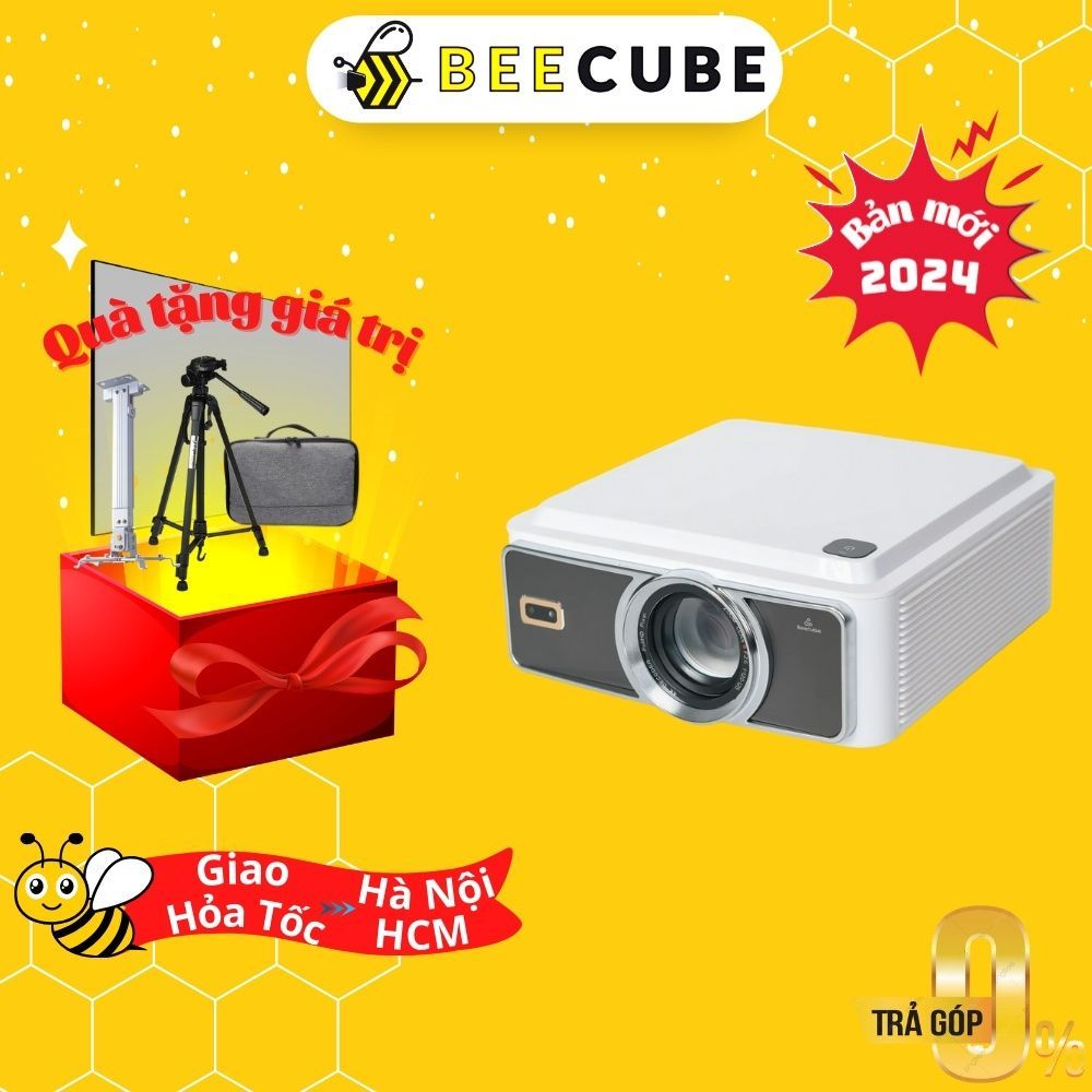 Máy chiếu BeeCube Star Chính Hãng - Độ sáng cao nhất thị trường - Full HD 1080P- Hỗ Trợ 4K