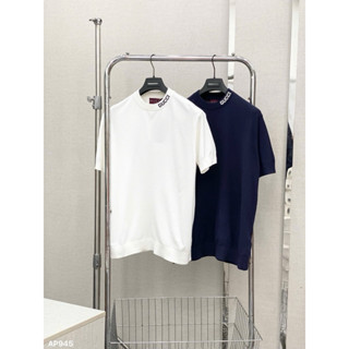 Áo phông len nam nữ G xê hoạ tiết đơn giản cực đẹp - Chất len mỏng phù hợp thu đông 2024 - Dễ phối đồ