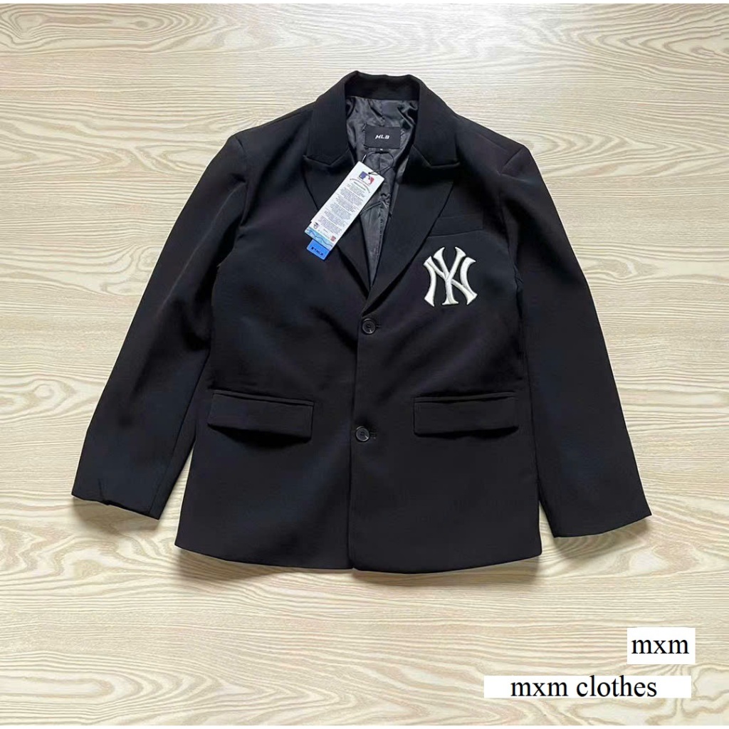 Áo Blazer MLB BASIC BLAZER NY YANKEES Logo, áo khoác Vest MLB