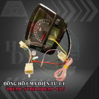 Đồng hồ điện tử UMA cho xe Dream - Ex5 hàng chuẩn 1:1