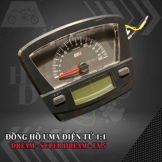 Đồng hồ điện tử UMA cho xe Dream - Ex5 hàng chuẩn 1:1