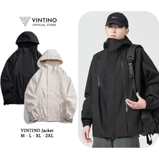 Áo Khoác Gió Nam Nữ 2 Lớp Chống Nước Cản Gió Vải Dù Dài Tay Nhiều Khóa VINTINO AKG02